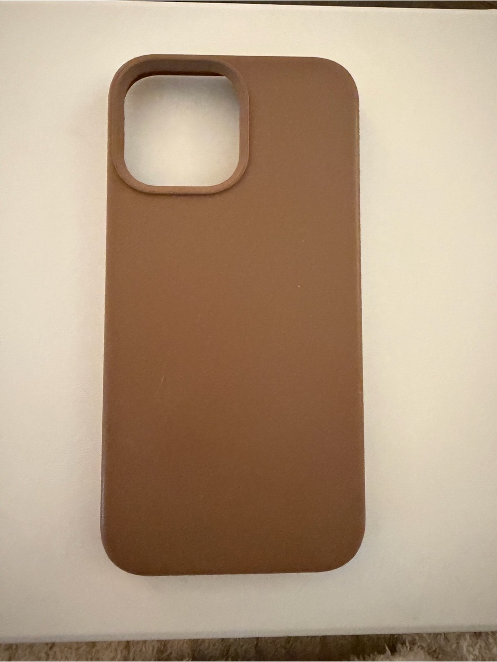 Brown/Khaki iPhone 13 Pro Max Silicone Phone Case